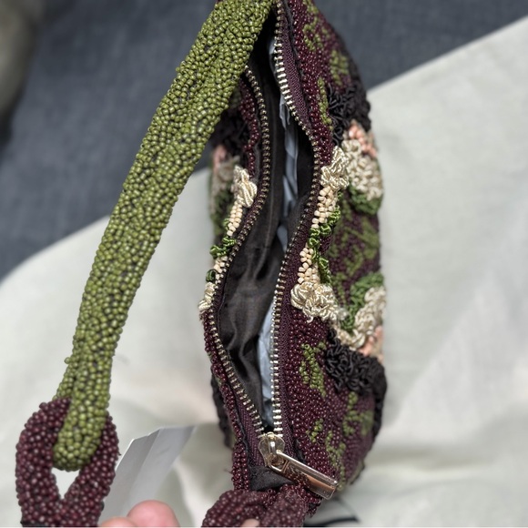 NWT Zara Woman Accessories Beaded BAG WITH EMBROIDERED DETAILS - Picture 10 of 10